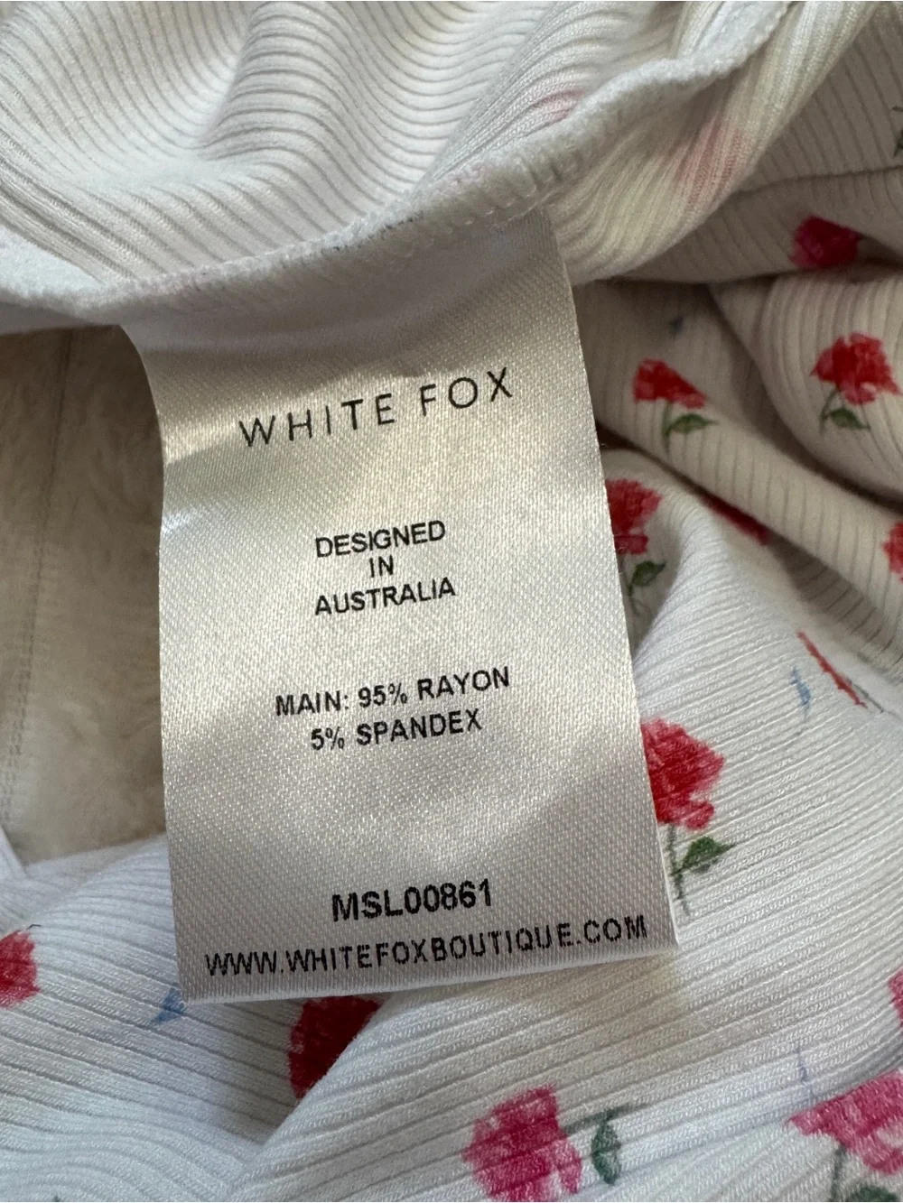White Fox XS White Floral Roses Pajama Set ~ Cami Tank Lace Trim & Pants